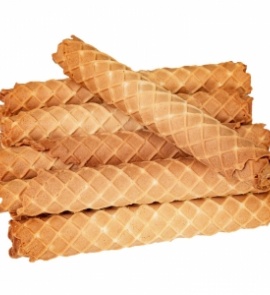 ВАФЕЛЬНЫЕ ТРУБОЧКИ БЕЗ КРЕМА